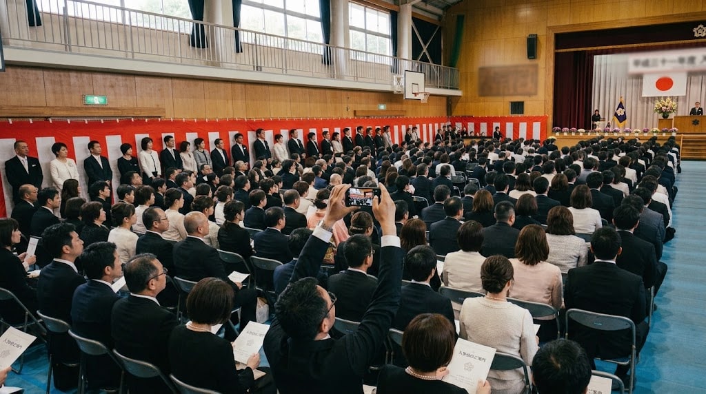 入学式の撮影で後ろから猛抗議が!事前の声掛けでトラブルを防ぐ撮影マナー