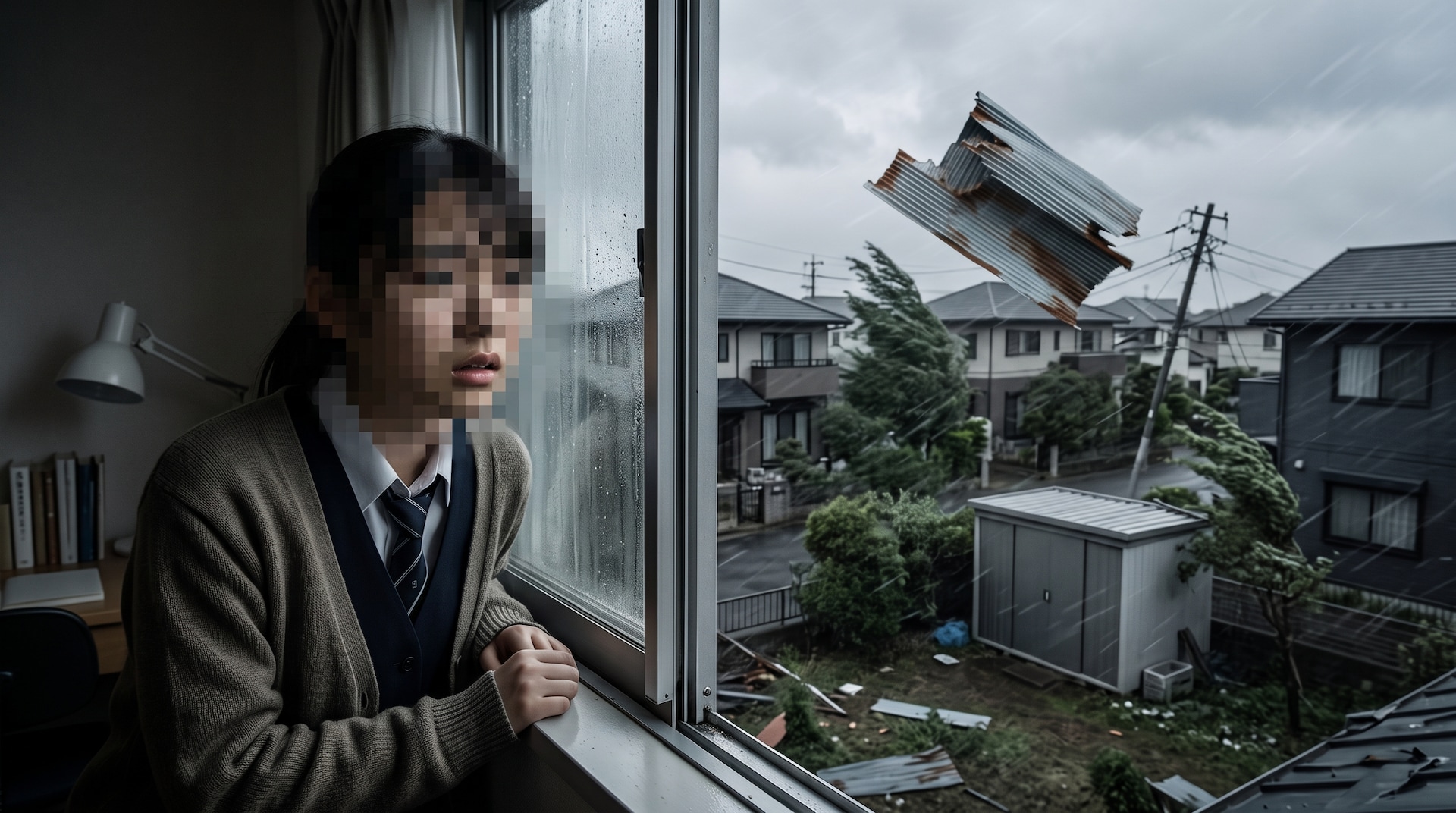 台風の強風でトタンが飛散！戸建てで必要な事前固定と安全対策
