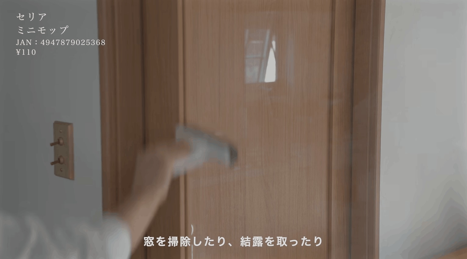 セリアの「ミニモップ（税込110円）」