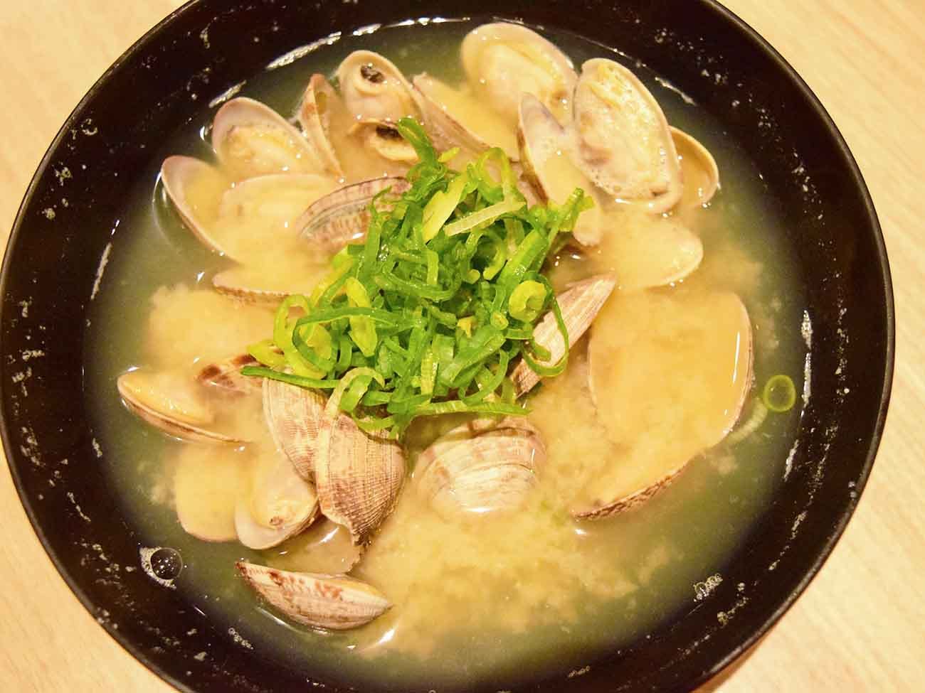 資さんうどん「貝汁」