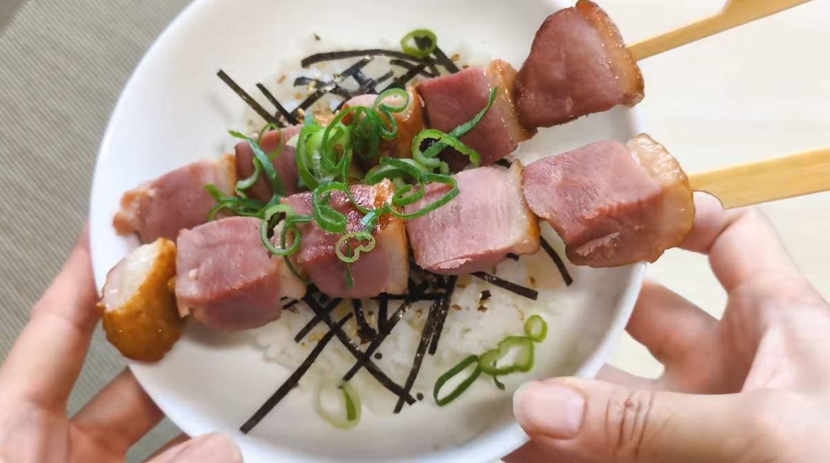 合鴨ステーキ串(燻製)