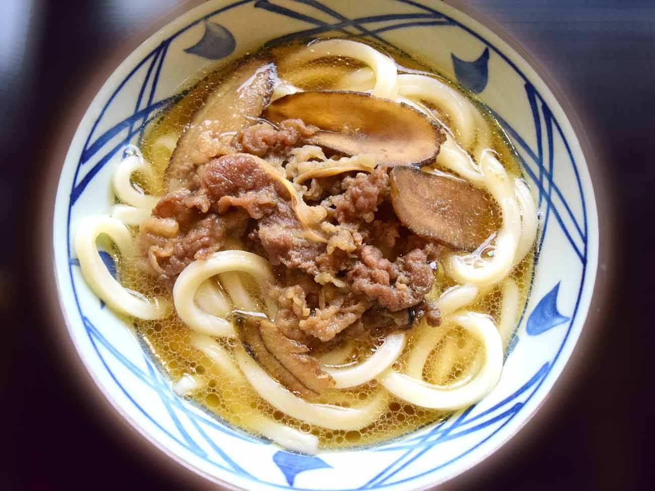 丸亀製麺「肉ごぼううどん」