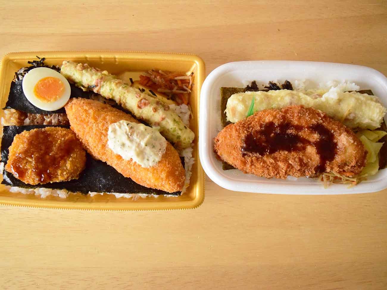 ファミリーマート「ファミマ・ザ・海苔弁当」・ほっともっと「のり弁当」どちらもコストパフォーマンス最高