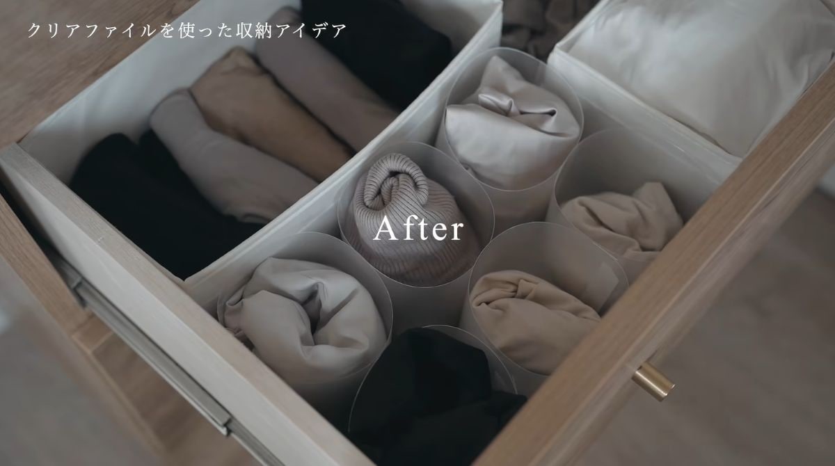 クリアファイルが便利な収納グッズに変身！