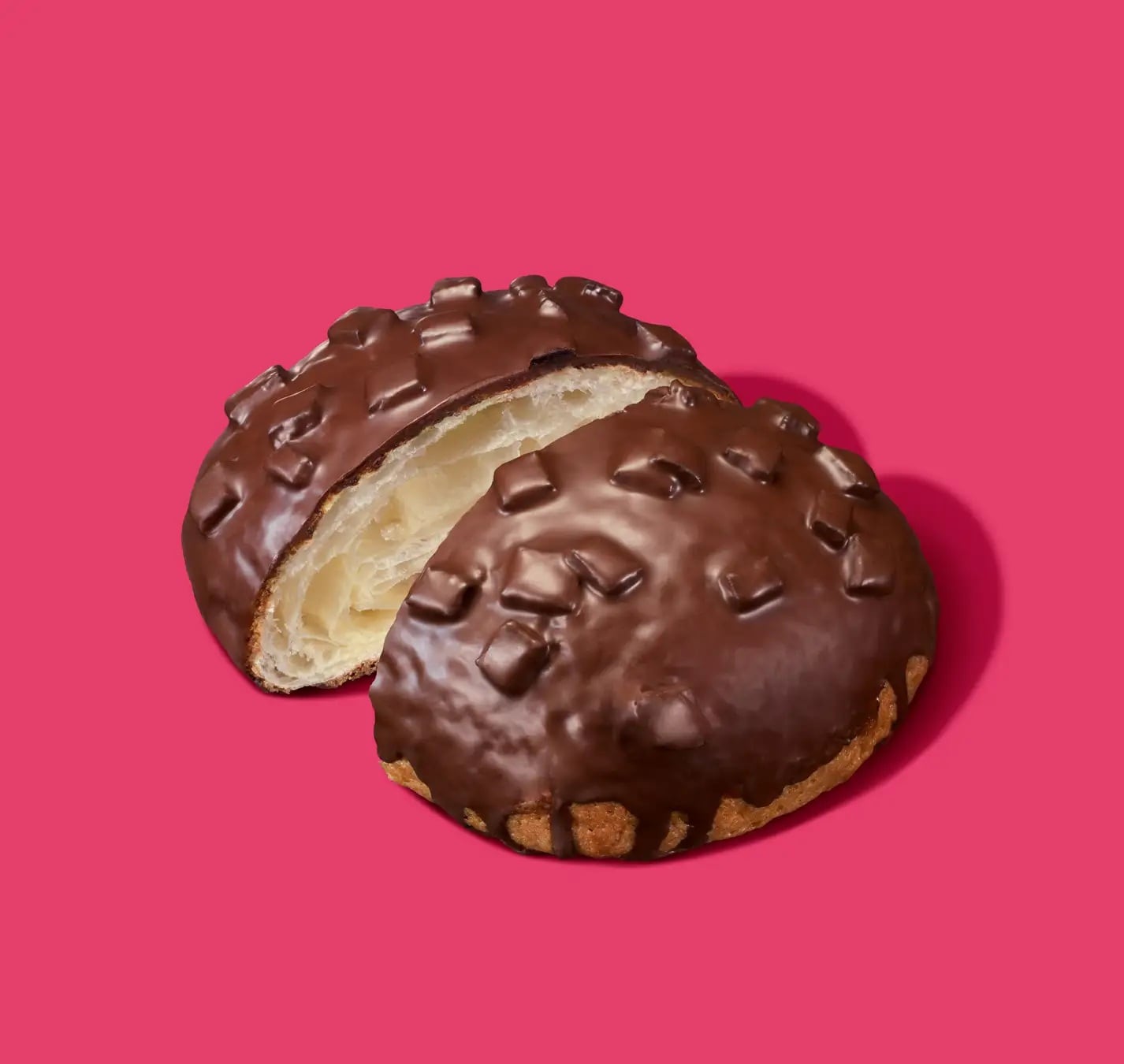 「二重のザクッと食感　チョコデニッシュメロンパン」
