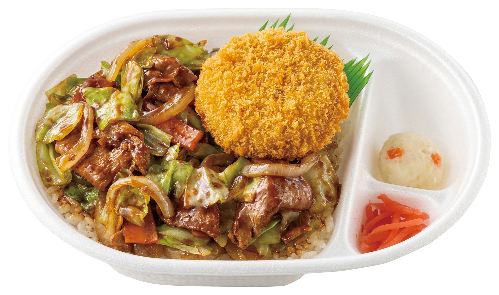 「得弁ランチシリーズ 豚肉と野菜の味噌炒め得弁550ランチ」
