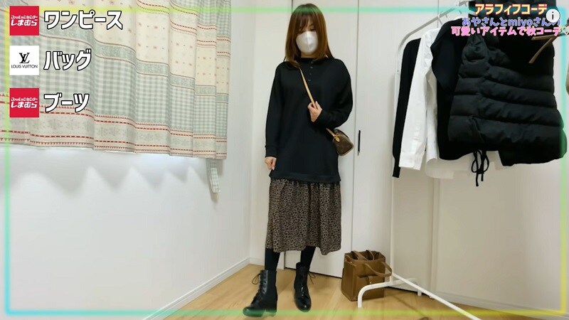 50代のコーデに◎【しまむら】一着で即旬顔！1969円の「ドッキングワンピース」