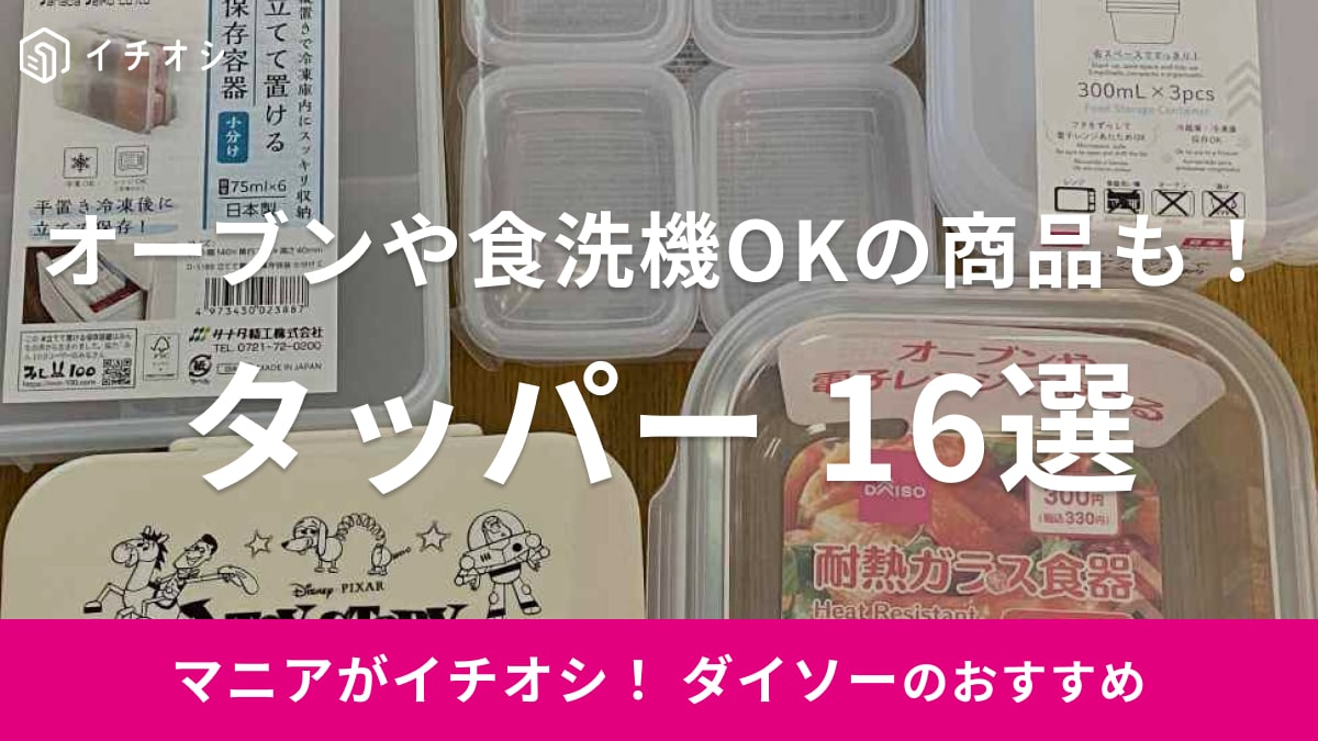 100均ダイソーのタッパー16選！食洗機・オーブン可の耐熱ガラスや蓋をしたまま電子レンジOKの商品も イチオシ ichioshi