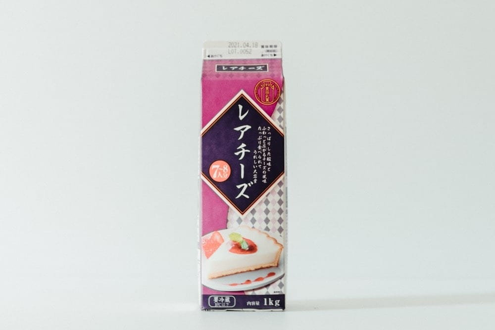 業務スーパーの「レアチーズケーキ」