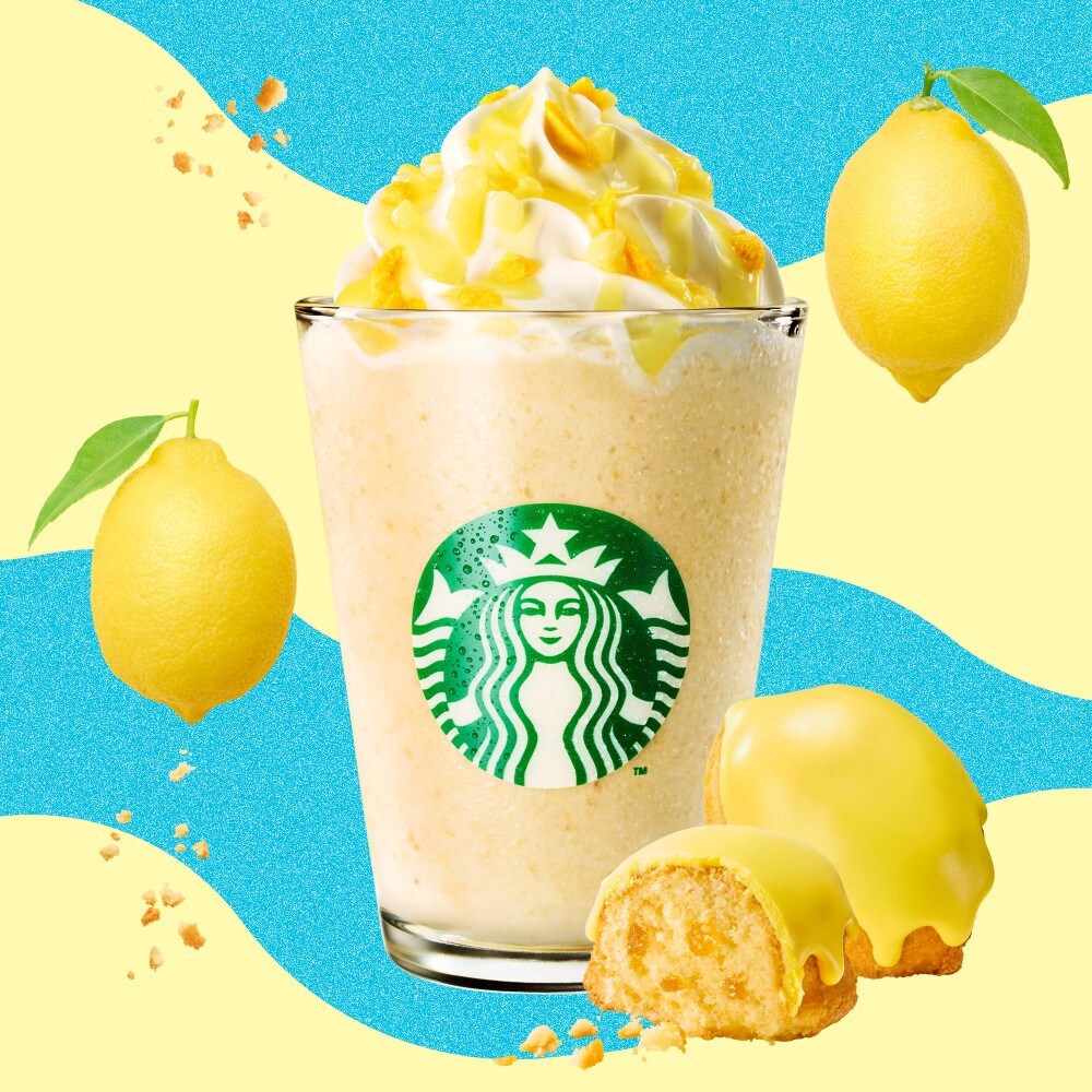 スタバのレモンケーキはフラペチーノに！過去メニューとの比較やカロリーを紹介