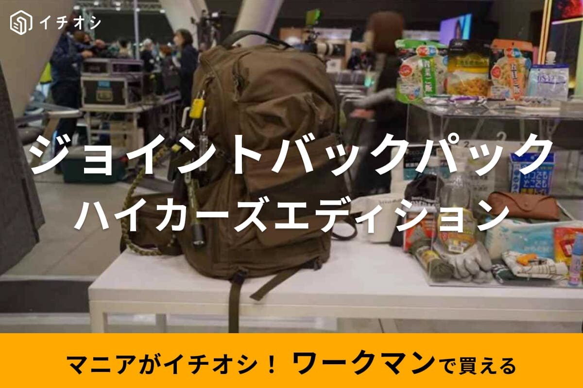 【ワークマン】本格リュック「ジョイントバックパックハイカーズエディション」は登山や防災にあると便利！