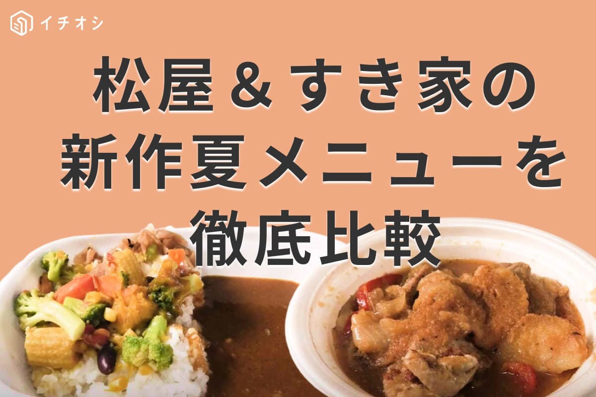 あなたはどっち派？【松屋＆すき家】夏の新作スパイスメニューを比較して紹介！おすすめポイントや値段の違いは？
