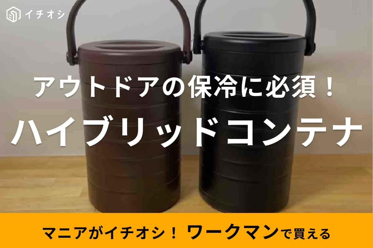 【ワークマン】大ヒット「真空ハイブリッドコンテナ」にLサイズが登場！毎年売り切れ続出だから即ゲット推奨
