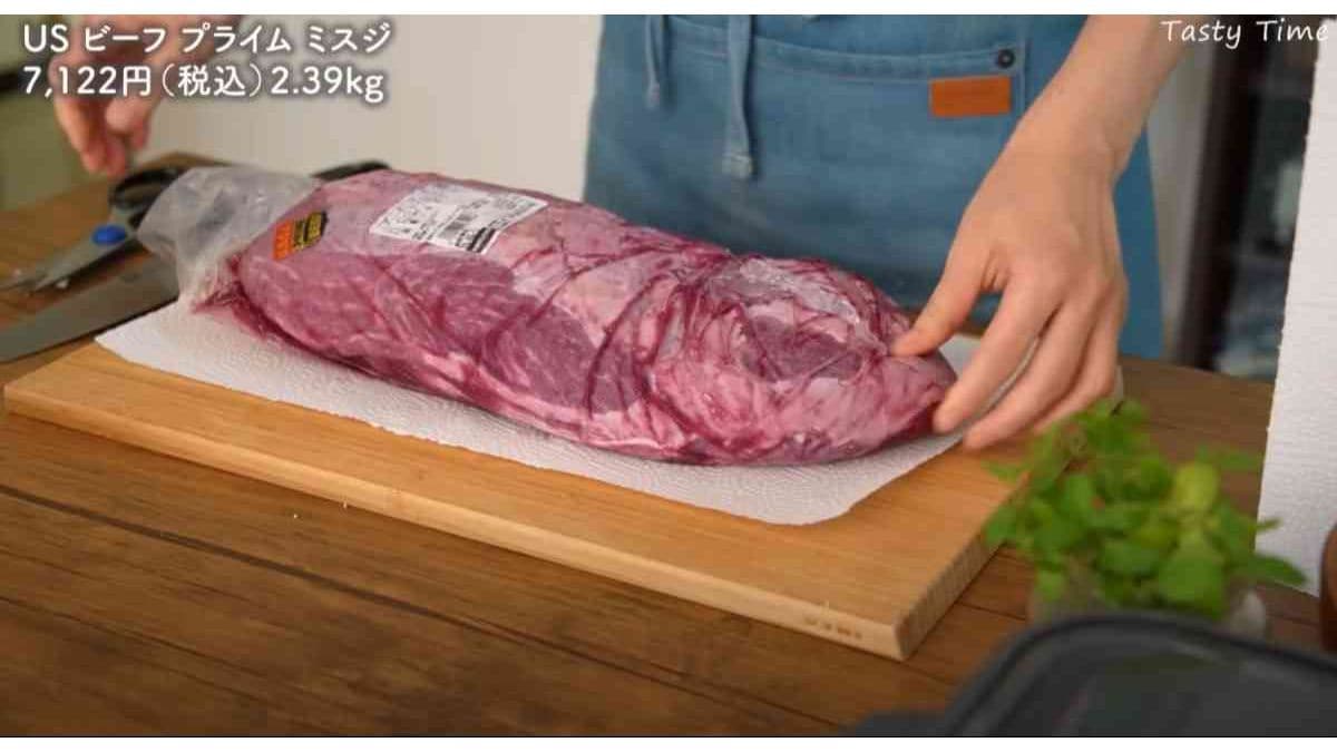 【コストコ】ブロック肉の正しい切り方、実は知らないかも？ミスジ塊肉の下処理方をマニアが伝授！