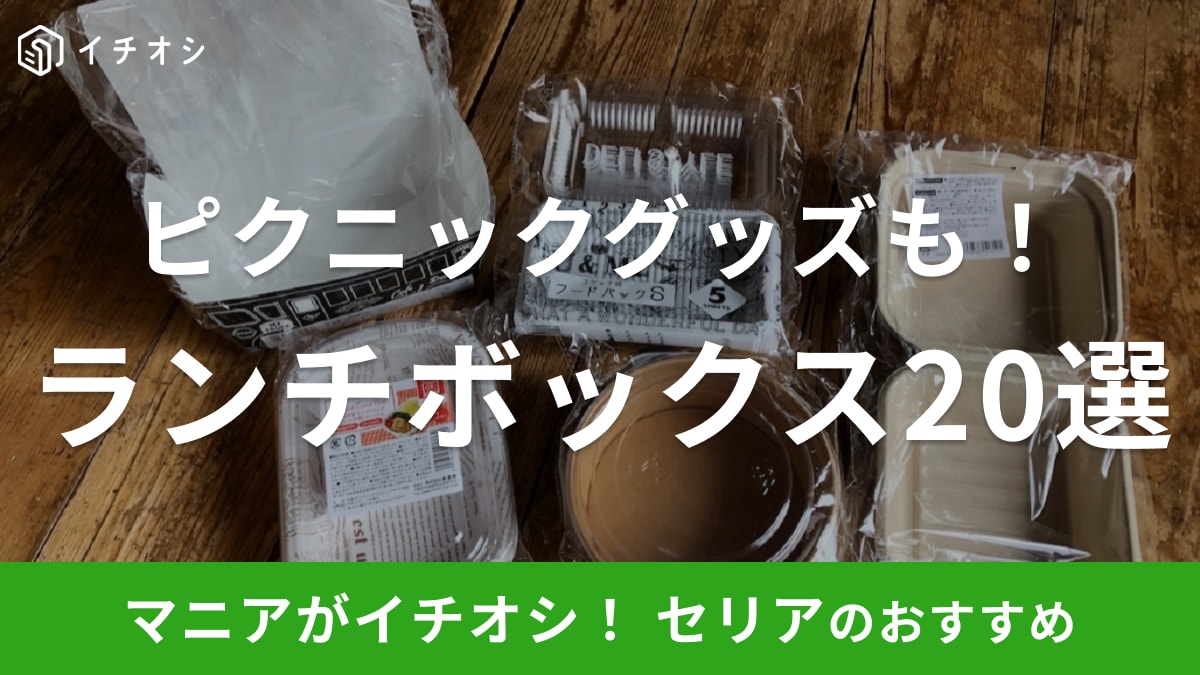 100均セリアの「ランチボックス」20選！運動会やピクニックに便利な使い捨てタイプもおすすめ【2024年版】