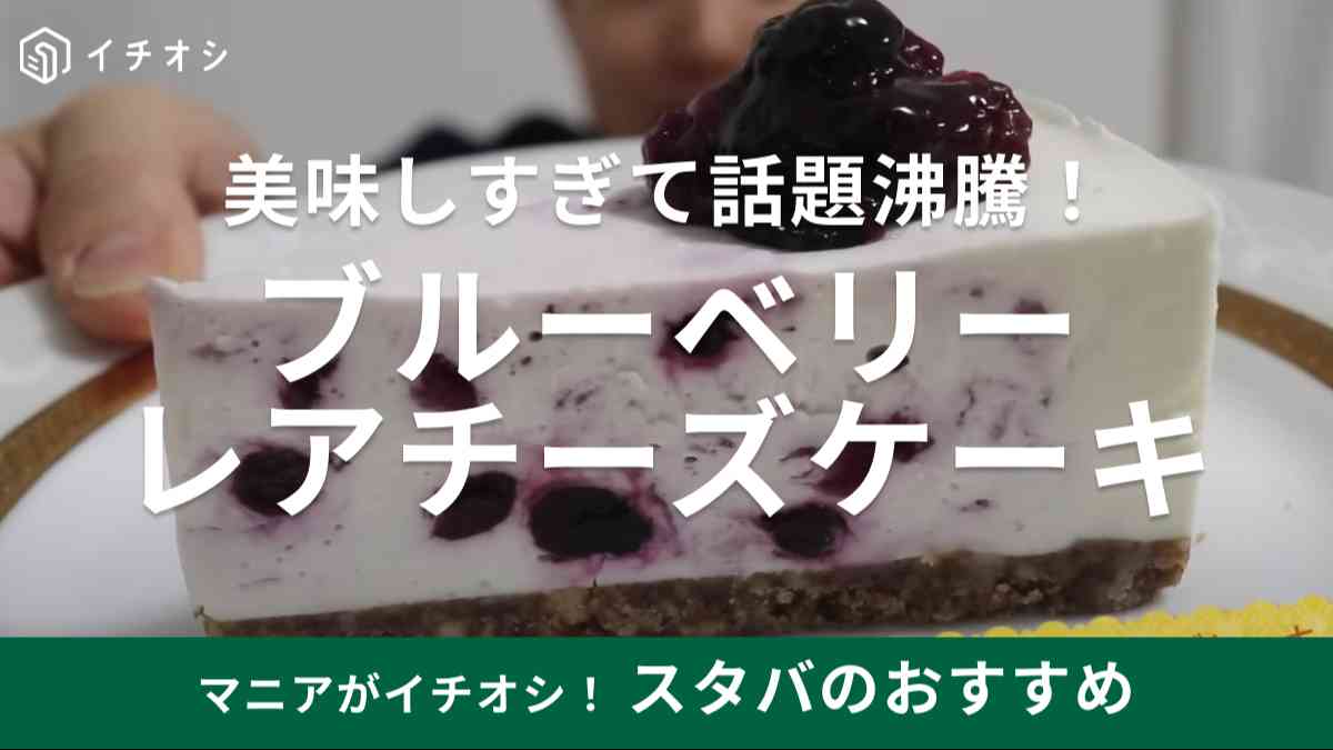 スターバックスの「ブルーベリーレアチーズケーキ」