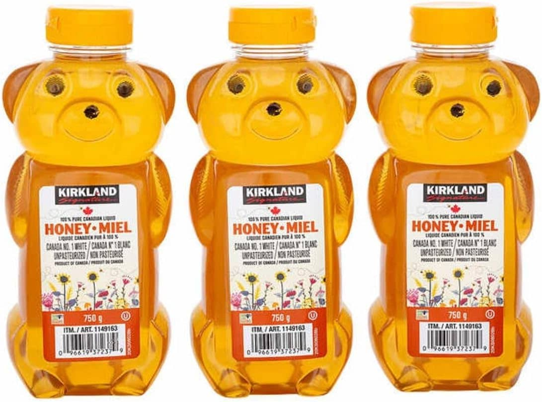 コストコ カークランドシグネチャー 蜂蜜 はちみつ ベアージャグ ハニー 750g x 3本 Honey Bear