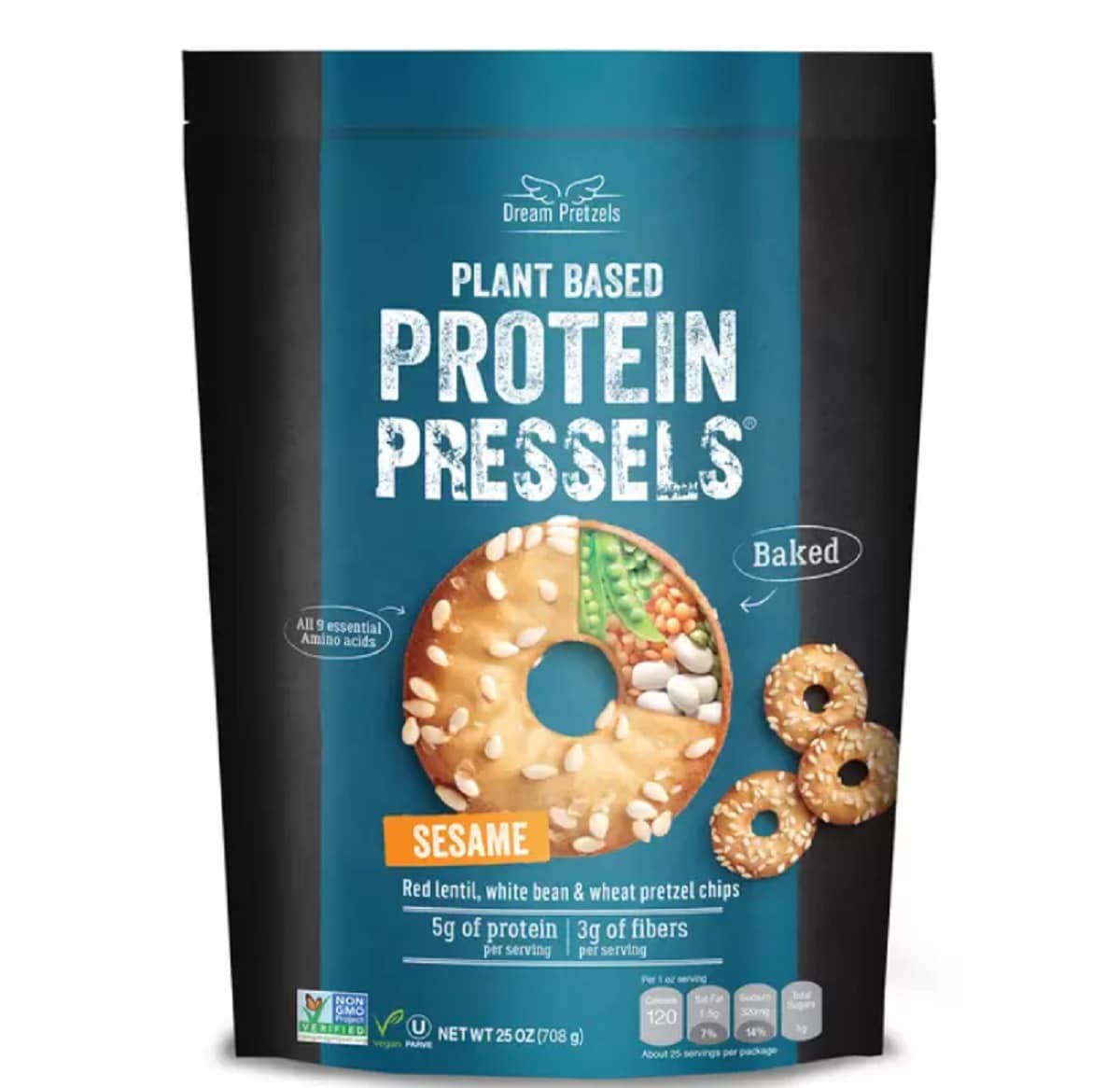 画像出典：コストコ公式オンラインショップ（https://www.costco.co.jp/Food-Beverage/Snacks/Dream-Pretzels-Protein-Sesame-708g/p/31623）