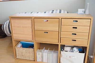 無印のスタッキングシェルフは組み立て簡単！ファイルボックスとの相性もぴったり