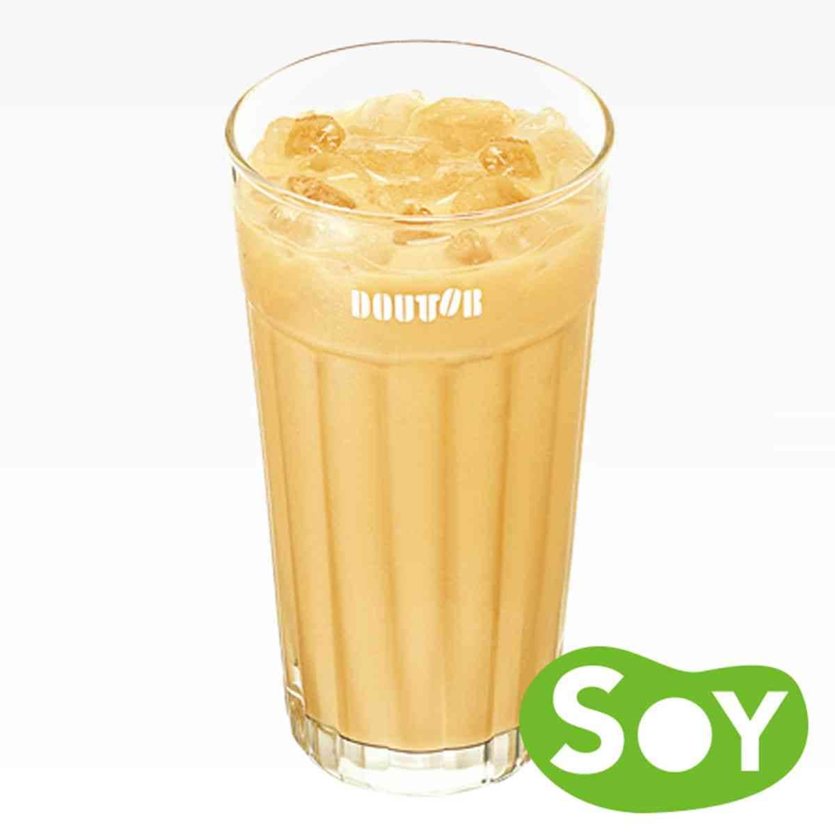 画像引用：ドトールコーヒーショップ公式ホームページ（https://www.doutor.co.jp/dcs/）　「アイス豆乳ラテ」