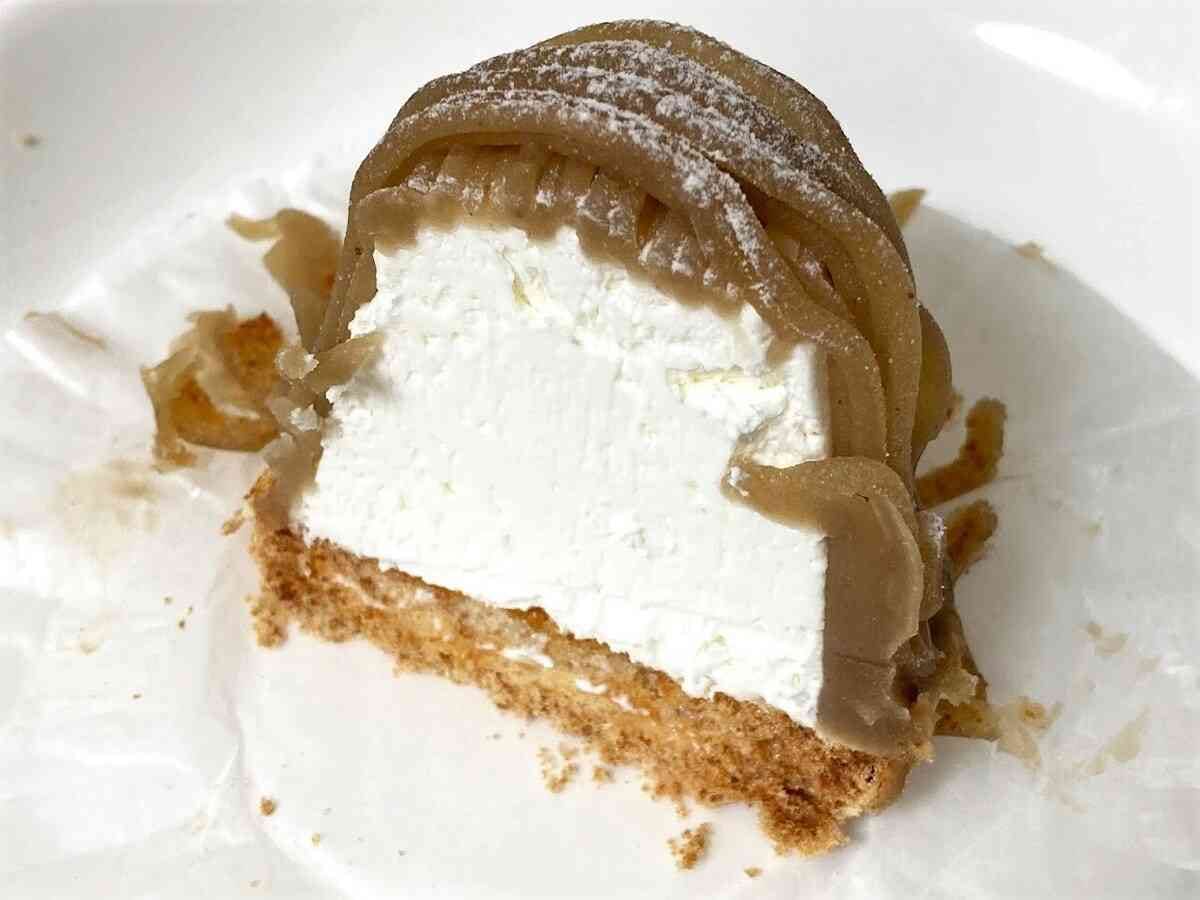 ドトールの「熊本県産和栗のモンブラン」のマロンペーストはしっとり