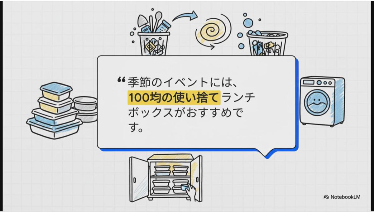 シーンに合わせて選べるセリアのランチボックス