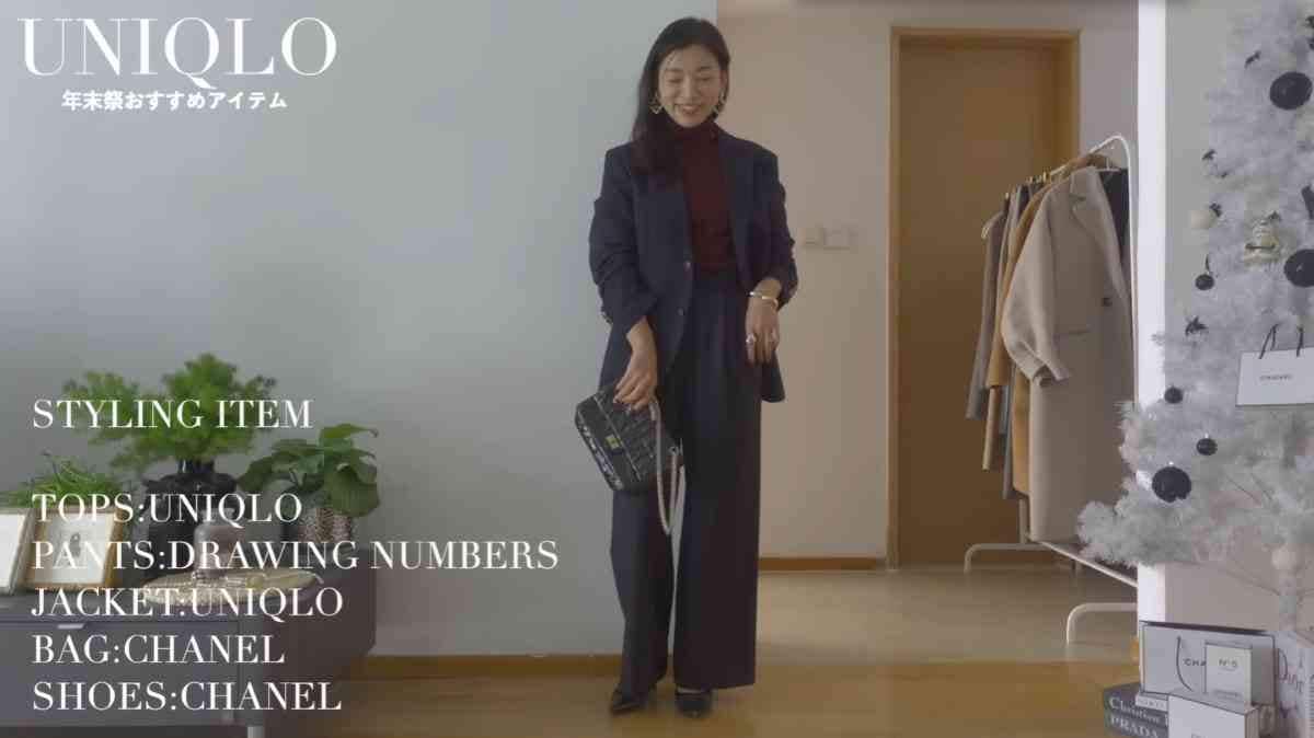 ユニクロ┃メリノリブタートルネックセーター