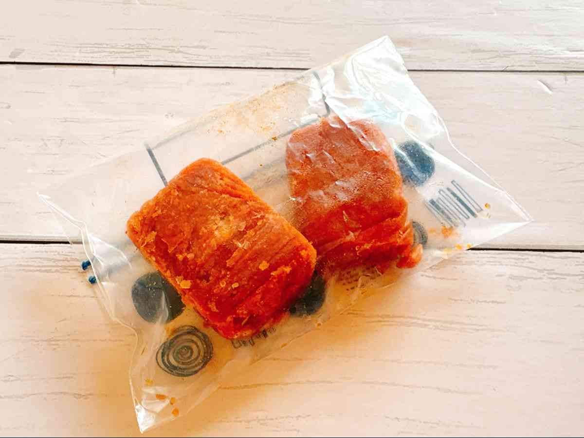 コストコの「バジルマリナラソース」を1人前の冷凍キューブに