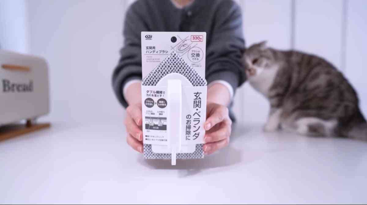 100円ショップ・キャンドゥで購入できる「玄関用 ハンディブラシ」