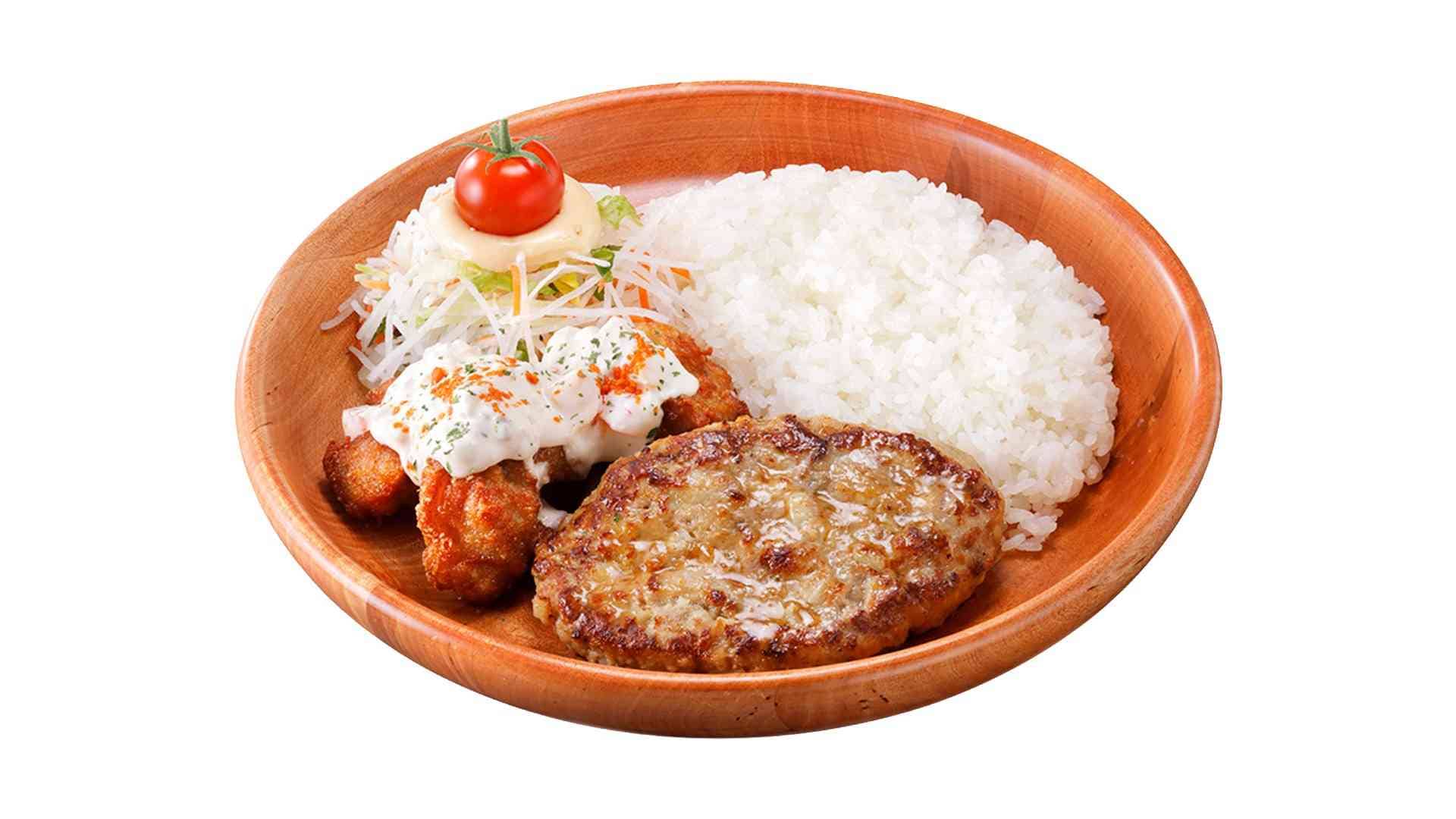 タルタルザンギ&ハンバーグディッシュ 