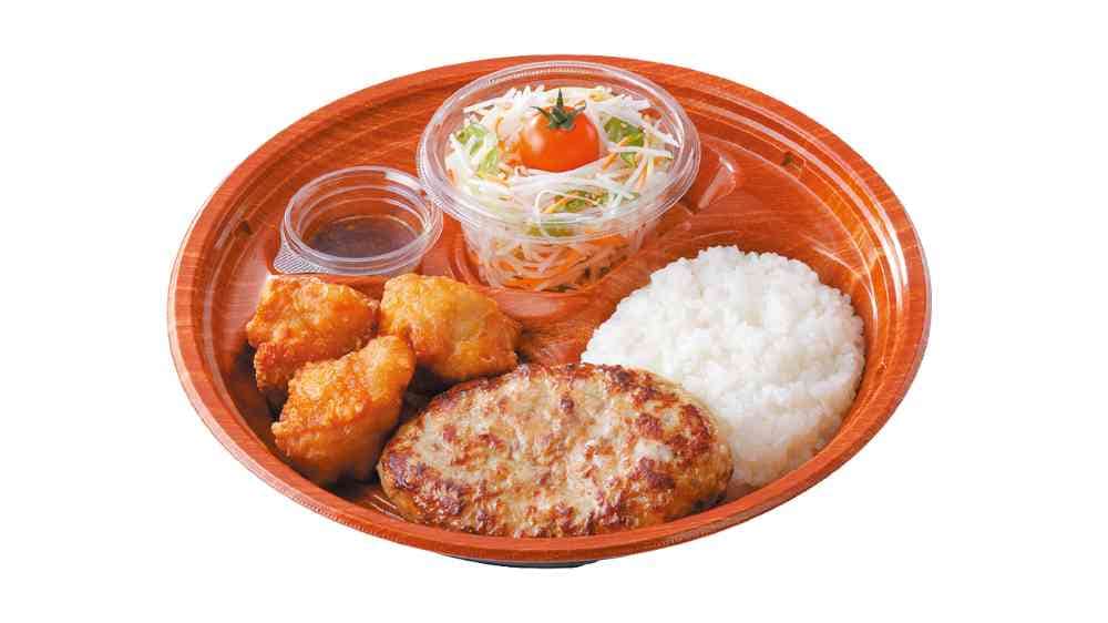 タルタルザンギ&ハンバーグディッシュ 