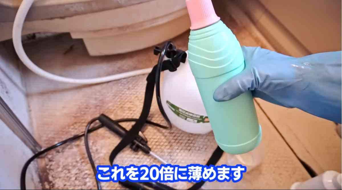 汚れ切ったお風呂掃除