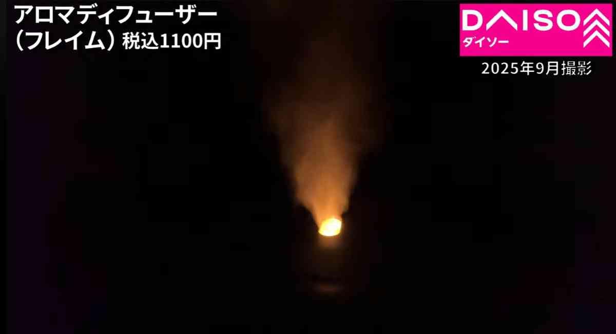 ダイソー┃アロマデュフューザー（フレイム）