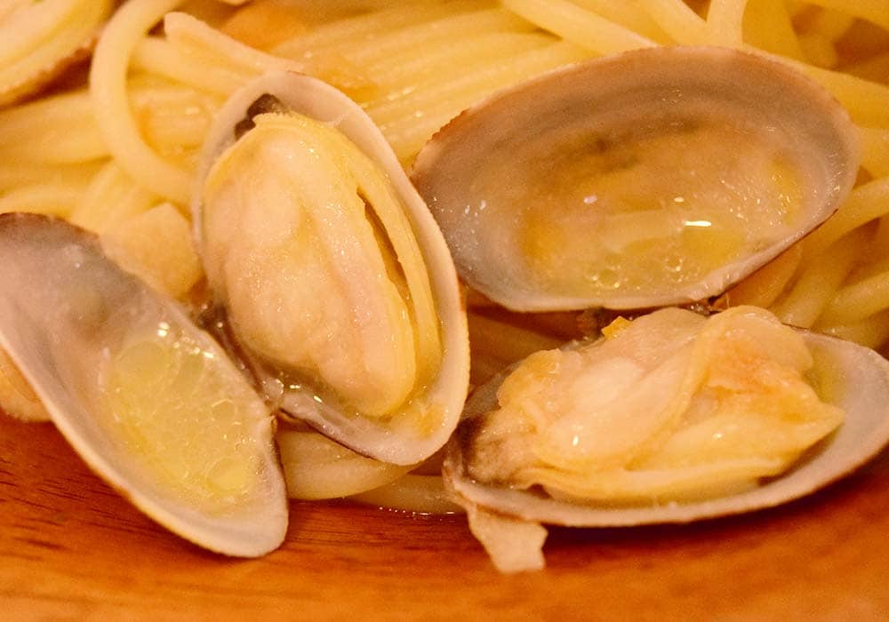 あさりはどれも身がしっかりとしていて、プリッとした食感