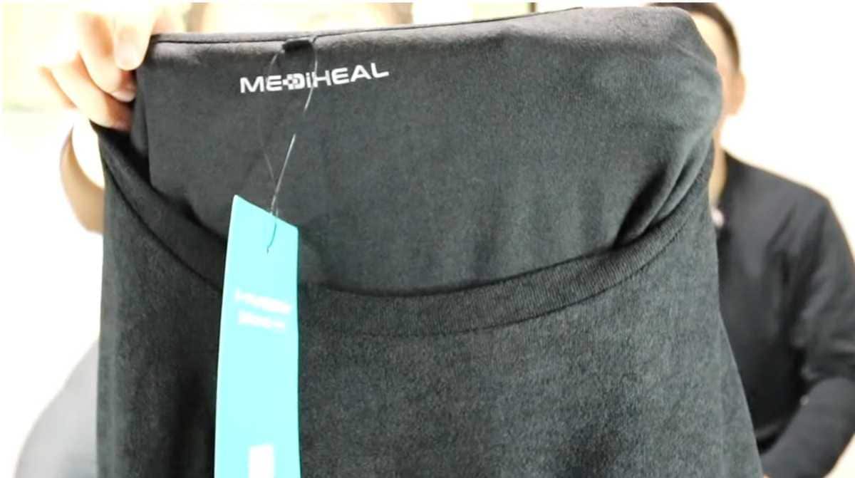 ワークマン「メディヒール(R)ルームパイル長袖クルーネック」はロゴは内側のみ