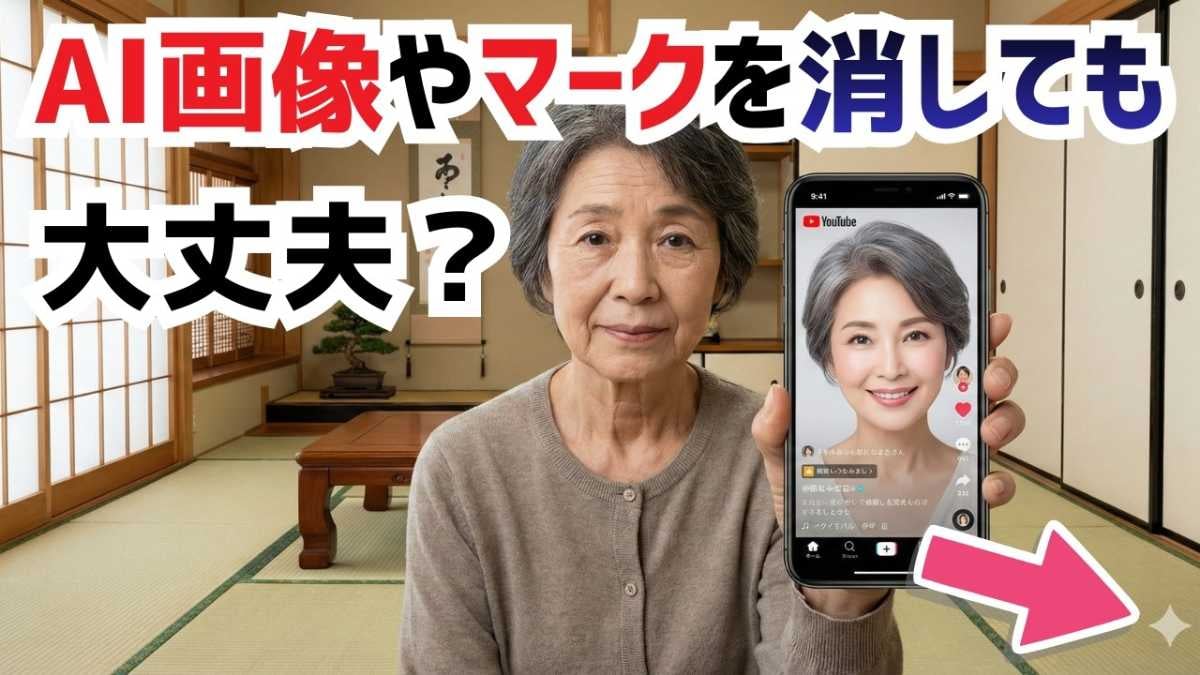 【AI初心者必見】うっかりでは済まされない！「生成画像のロゴは消していい？」著作権・規約を徹底解説！