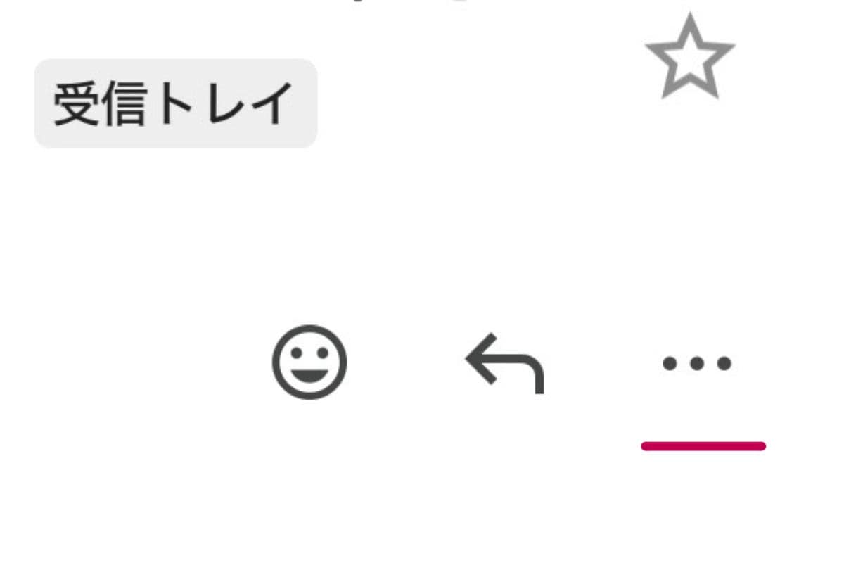 右上の「その他」アイコンをタップ