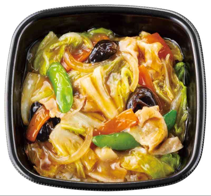 野菜たっぷり　中華あんかけごはん　670円