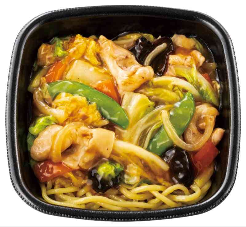 こだわりのもちもち麺　中華あんかけ麺　670円 