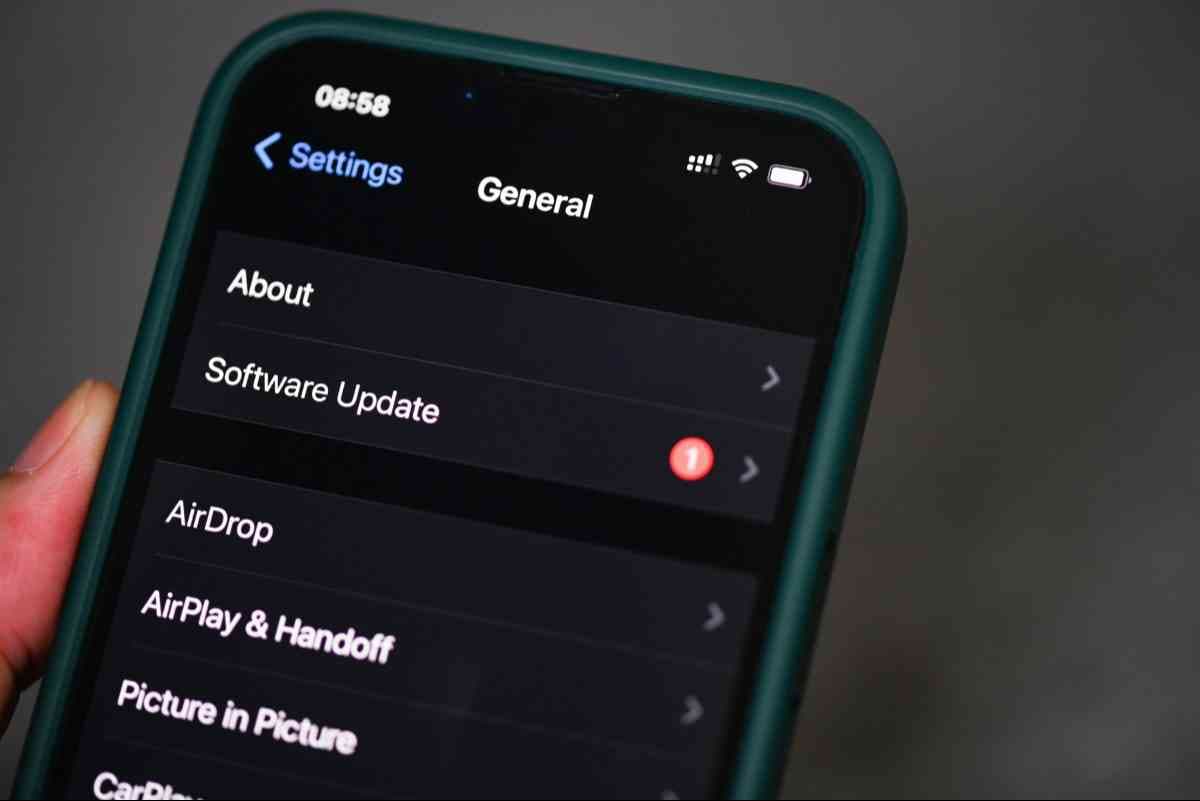 iPhoneのアップデート
