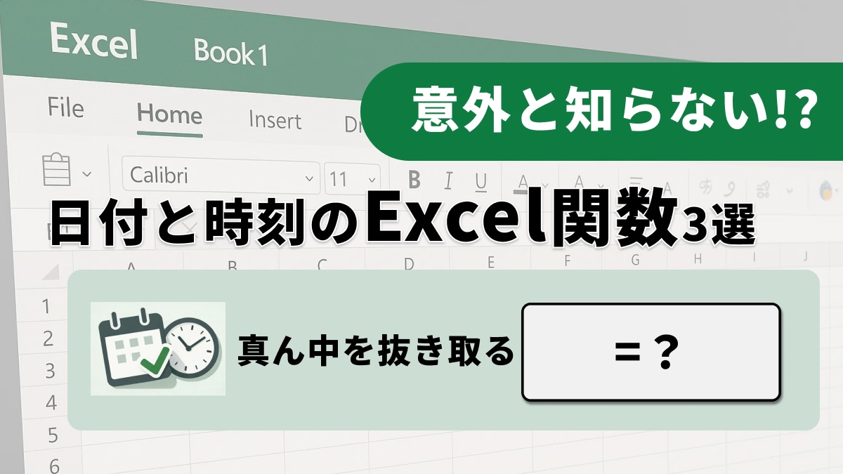 【Excel抽出】「住所の分割、手打ちで修正？」特定の文字だけを抜き出す抽出テクニック3選