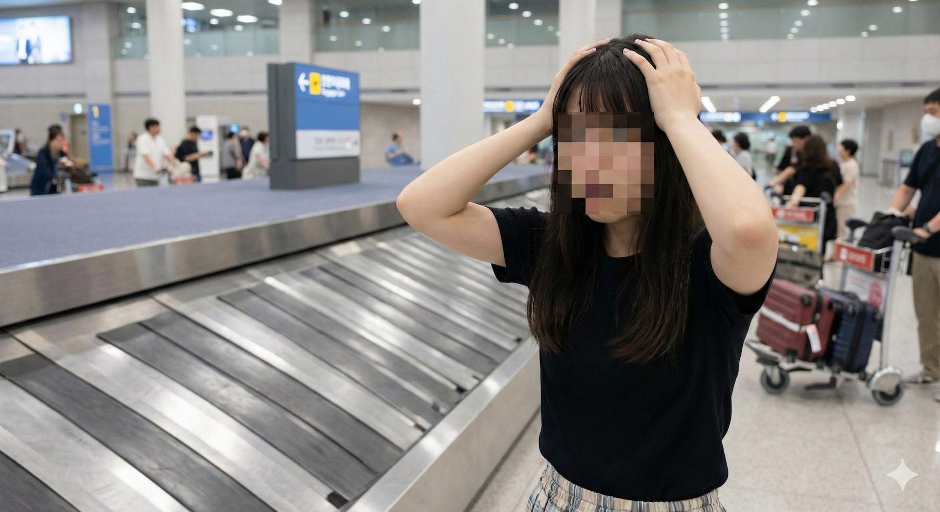 入国審査を待っていただけなのに…女性が経験したまさかのトラブル