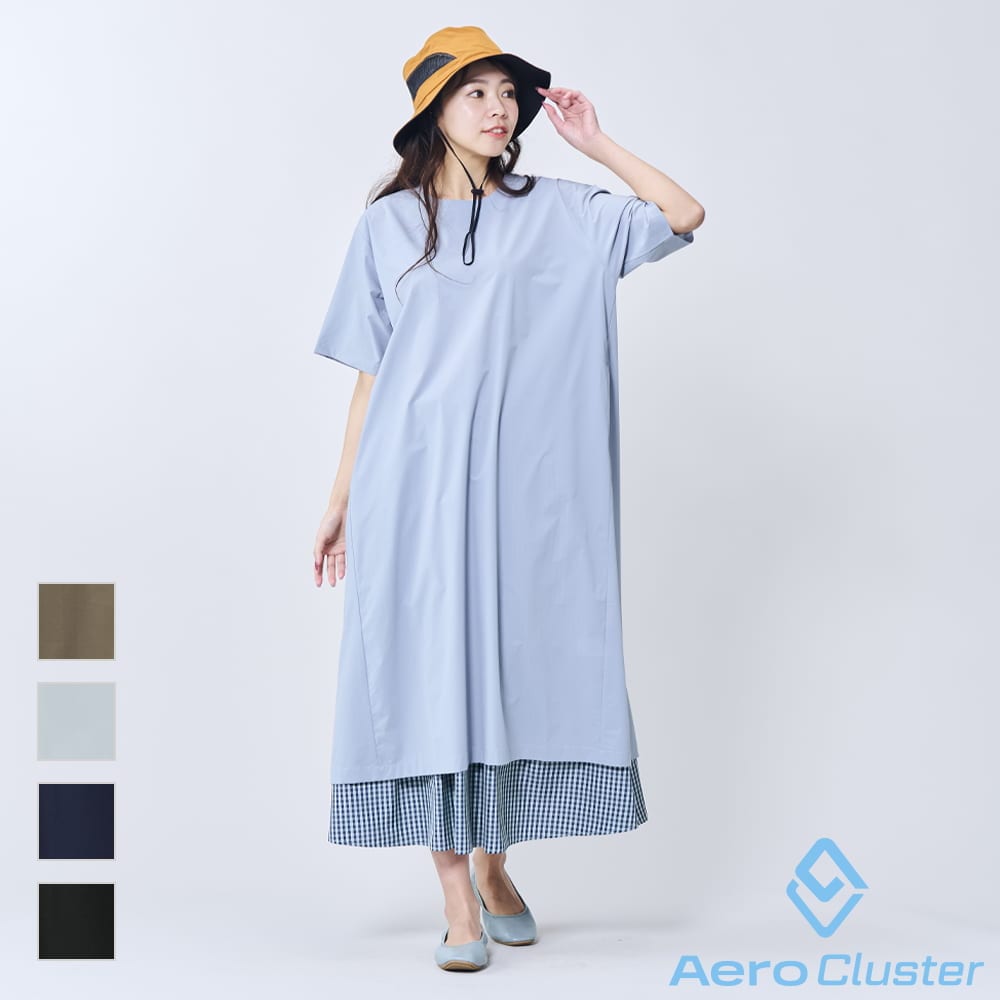 ワークマン「レディースエアロクラスターガーデニングワンピース」