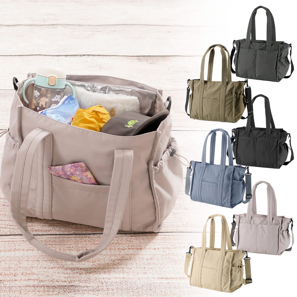 ワークマン「高撥水マルチシートインマザーズ2WAYトートバッグ」