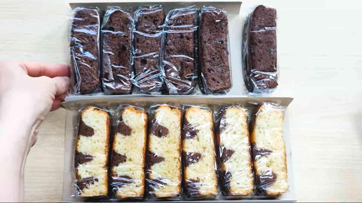 業務スーパー┃マーブルケーキ、ダブルチョコケーキ
