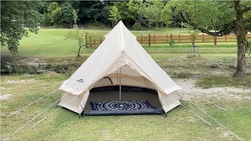 広々テントでキャンプが快適に！2万円以下で買えるおしゃれなベル型テント！
