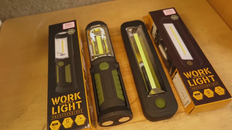 【ダイソー】キャンプや夜釣りに活躍◎550円の「ワークライト」が高クオリティ！