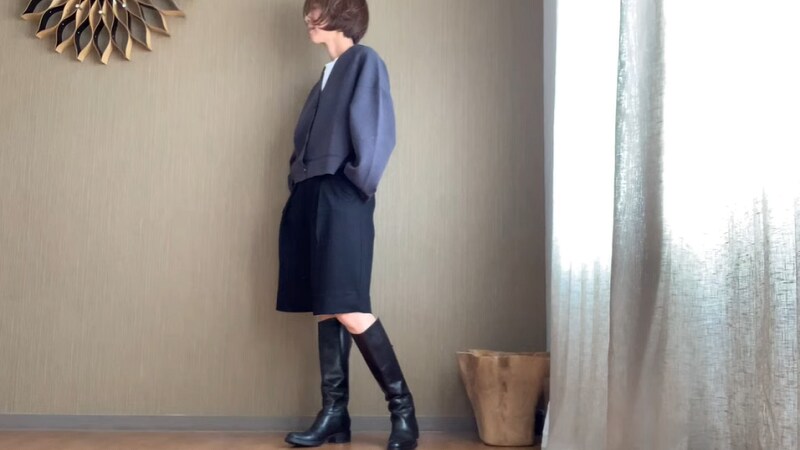 40～50代の大人コーデに！【ユニクロ】今季新作のウールブレンドショートパンツ