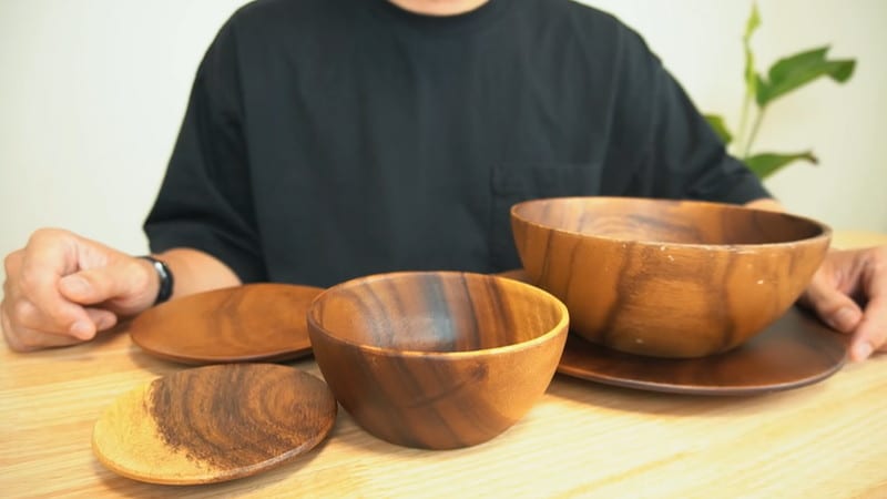 ナチュラルでかわいい！【無印良品】の「アカシアプレート」でカフェ風のおもてなし