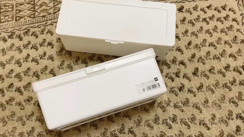 【セリア】「フタがとまるケース」の新サイズが登場！キッチン用品やストック収納に◎